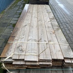 Ca. 71x Douglas Wisselsponning/Halfhoutsrabat, 18x190mm, lengte 400cm